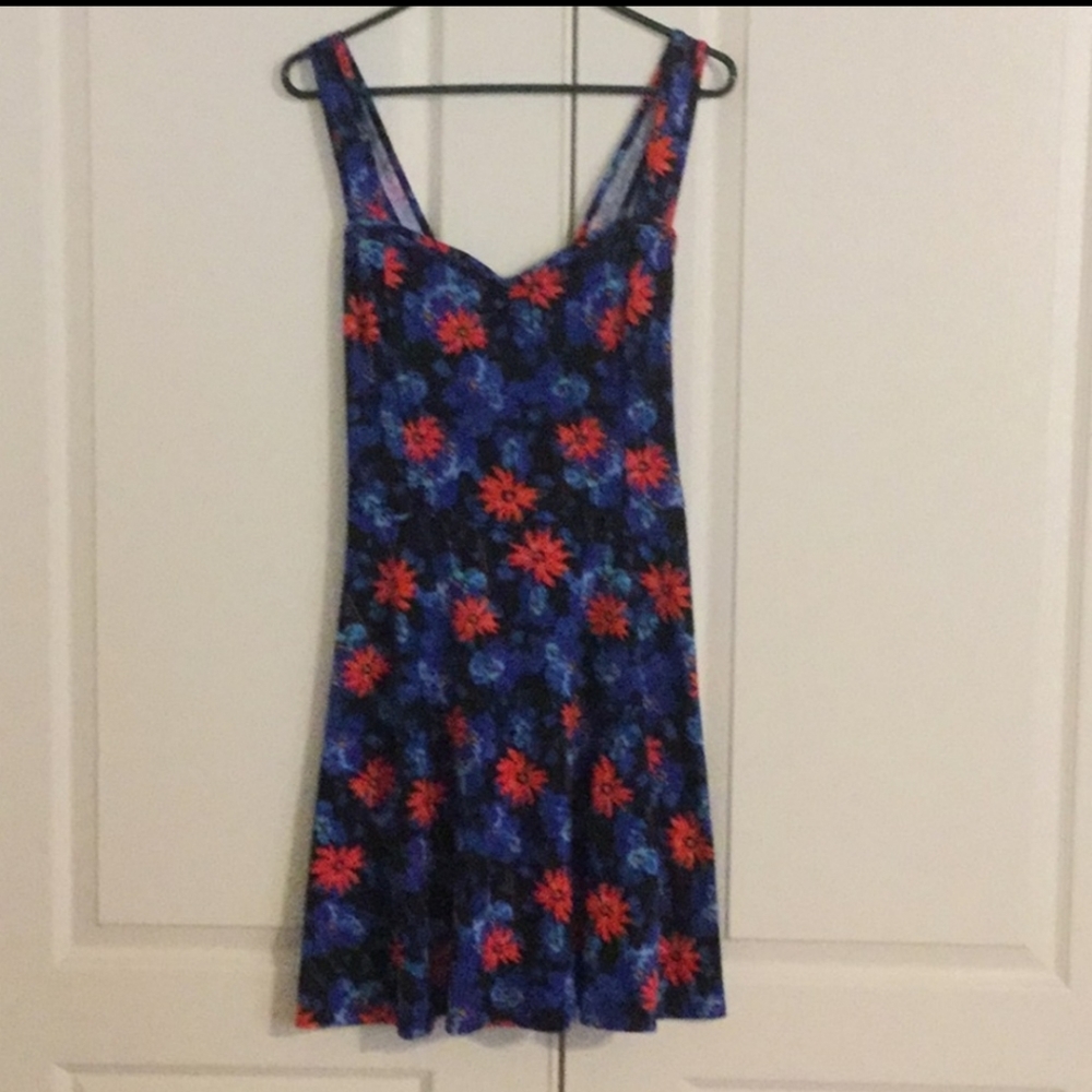 Blue Floral Teenage Runaway Dress